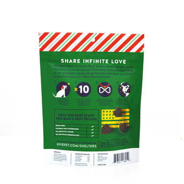 Give Pet - Peppermint Bark Dog Treats - 6oz